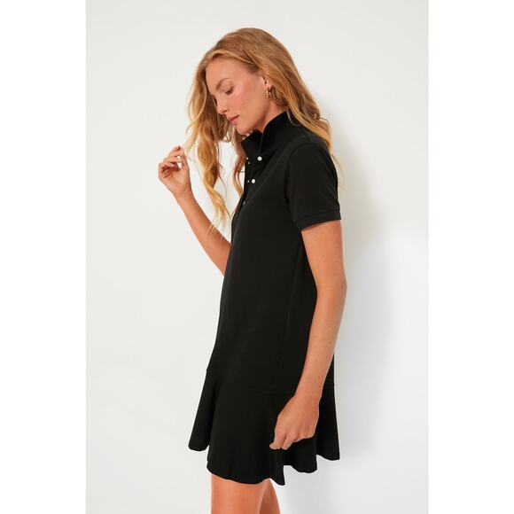 TUCKERNUCK Black Pique May Polo Dress Size S NWT Retail $148 Tuckernuck - Picture 4 of 7